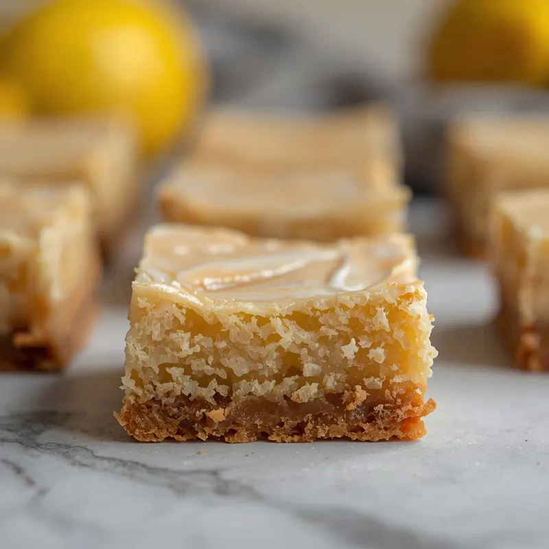 Lemon Brownie Bars with Soft Texture and Citrus Flavor Lemon Brownie Bars with Soft Texture and Citrus Flavor