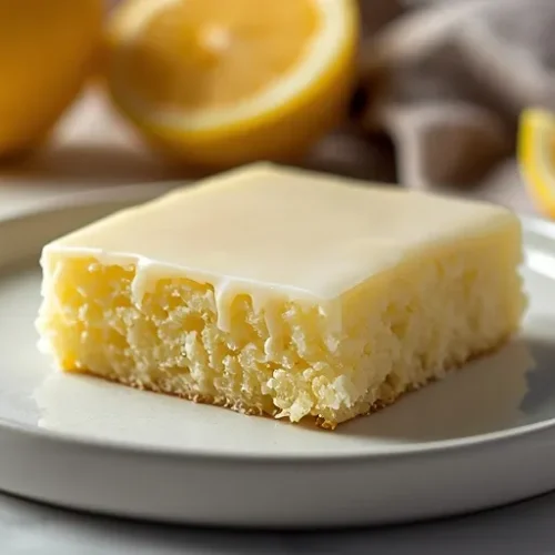 lemon cake bars recipe