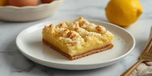 Lemon Crumble Bars with Buttery Topping and Fresh Flavor