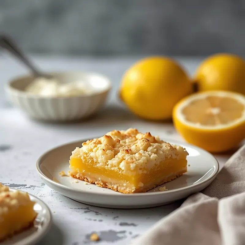 Golden Lemon Crumble Bars for an Easy Dessert Table