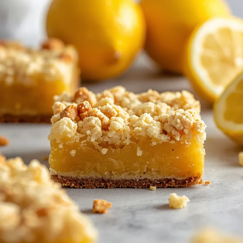 Golden Lemon Crumble Bars for an Easy Dessert Table
