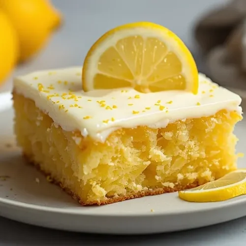 lemon poke cake with yellow cake mix recipe