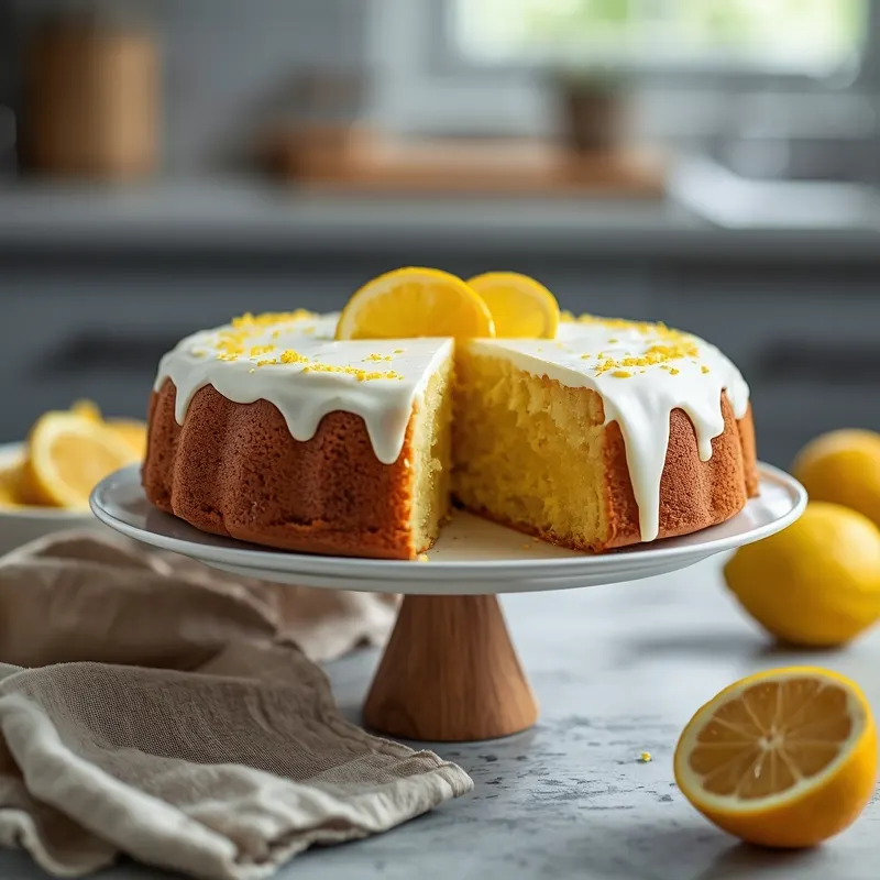 Simple Lemon Poke Cake with Yellow Cake Mix Base