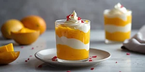 Tropical Mango Float with Falooda Layers for Unique Desserts