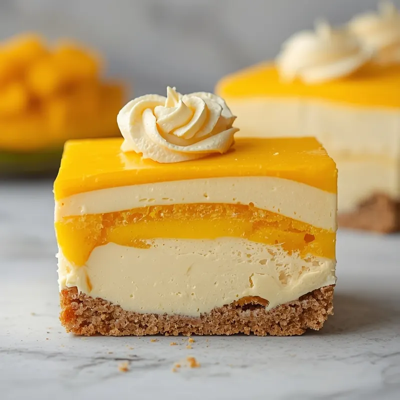 Creamy Mango Float with Fresh Layers for a Summer Dessert