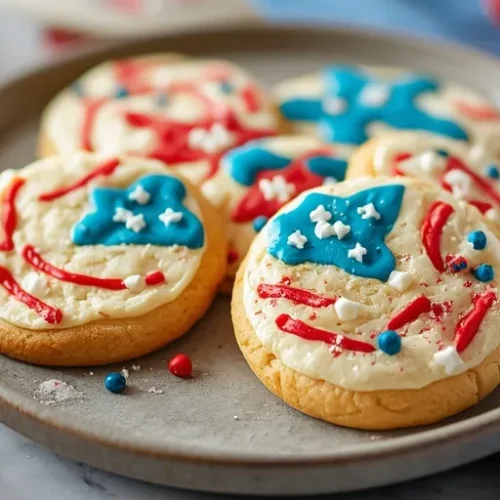 patriotic sugar cookie decorating idea recipe