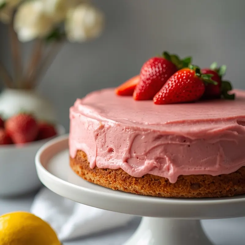 Pink Strawberry Lemonade Cake for Summer Parties Pink Strawberry Lemonade Cake for Summer Parties