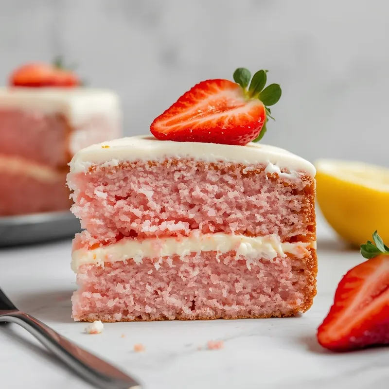 Pink Strawberry Lemonade Cake for Summer Parties Pink Strawberry Lemonade Cake for Summer Parties