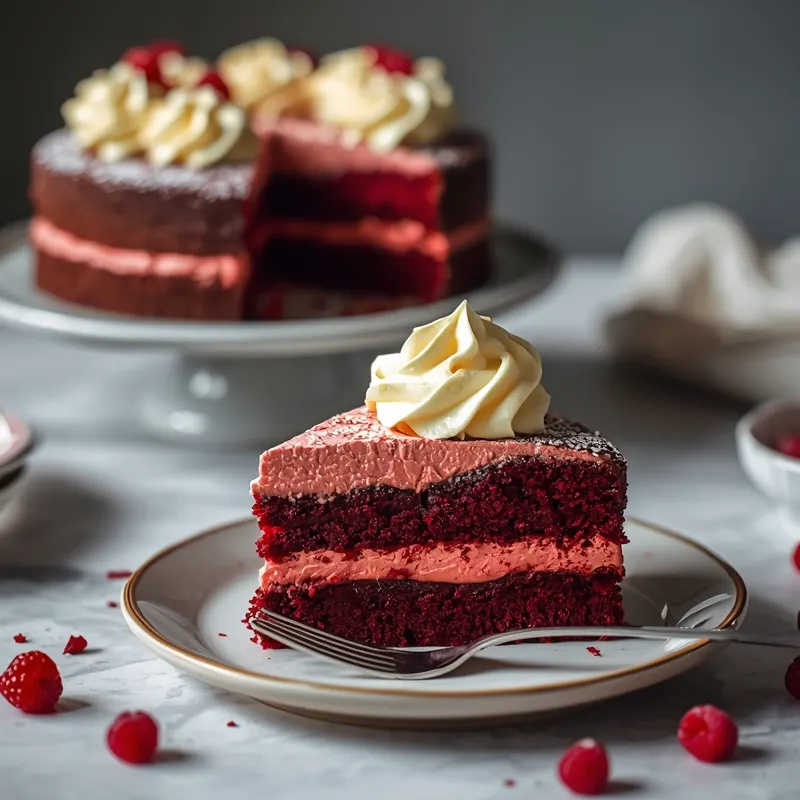 Rich Red Velvet Brownie Cake for Dessert Lovers Rich Red Velvet Brownie Cake for Dessert Lovers
