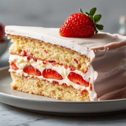 strawberry cream cake recipe