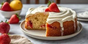 Strawberry Lemonade Cake with Fresh Summer Flavor
