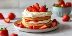 Cute Strawberry Shortcake Cake for Baby Shower Party Ideas