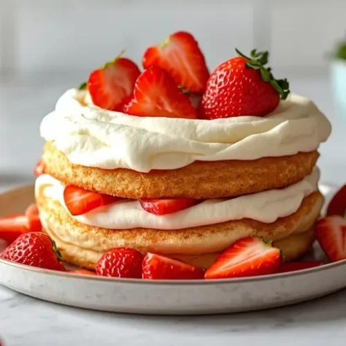 strawberry shortcake baby shower cake recipe