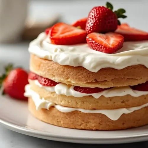 strawberry shortcake baby shower cake recipe