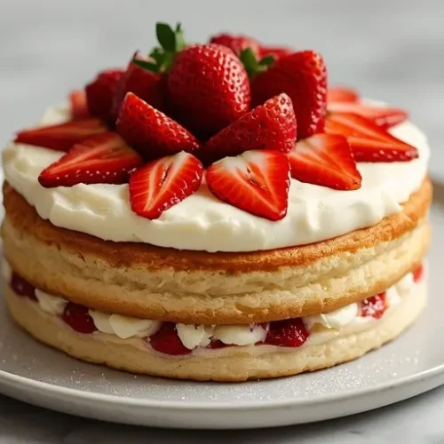 strawberry shortcake cake design recipe