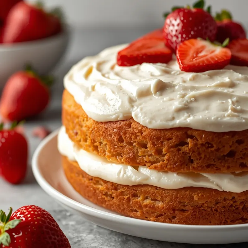 Fluffy Strawberry Shortcake Cake for a Dreamy Birthday Dessert Fluffy Strawberry Shortcake Cake for a Dreamy Birthday Dessert