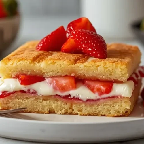 strawberry shortcake slice recipe