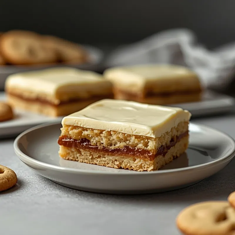 Chewy Sugar Cookie Bars with Soft Frosted Layers Chewy Sugar Cookie Bars with Soft Frosted Layers