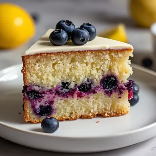 vanilla blueberry lemon cake recipe