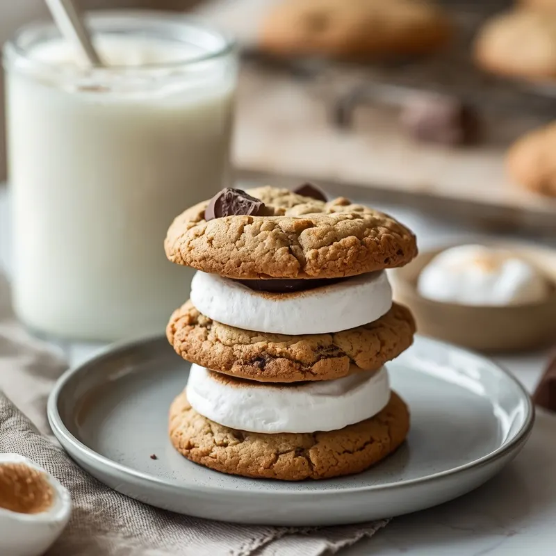 Rich Brown Butter S’mores Cookies for Bakery Style Desserts Rich Brown Butter S’mores Cookies for Bakery Style Desserts