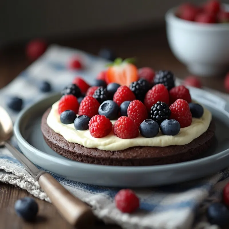 Gooey Brownie Fruit Pizza Cookies for Chocolate Lovers