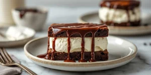 Loaded Brownie Sundae Ice Cream Sandwiches for Party Tables