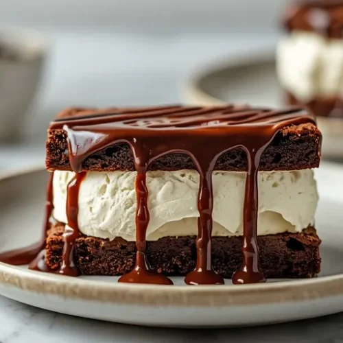 brownie sundae ice cream sandwiches recipe