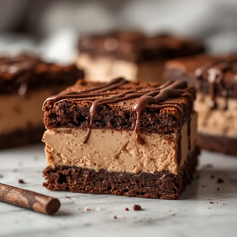 Loaded Brownie Sundae Ice Cream Sandwiches for Party Tables Loaded Brownie Sundae Ice Cream Sandwiches for Party Tables