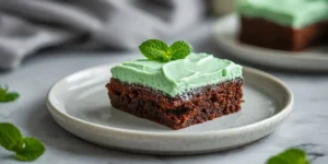 Delicious Brownies with Mint Frosting Recipe