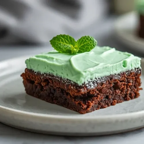 brownies with mint frosting recipe