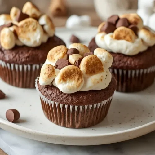 camping s’mores cupcakes recipe