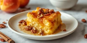 Cozy Canned Peach Dump Cake for Family Gatherings