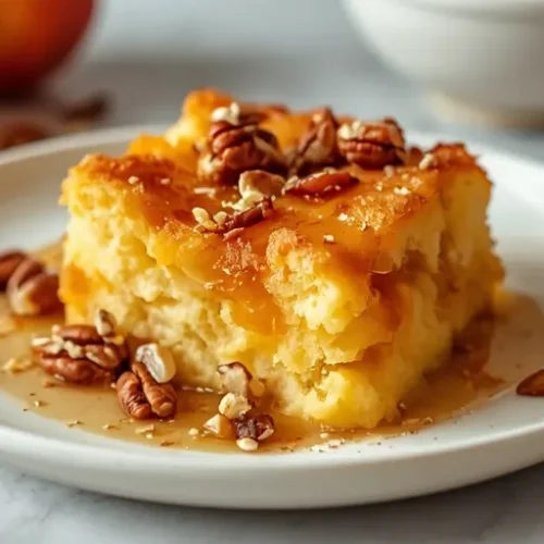 canned peach dump cake recipe