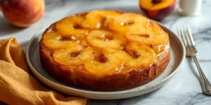 Easy Canned Peach Upside Down Cake for Quick Desserts