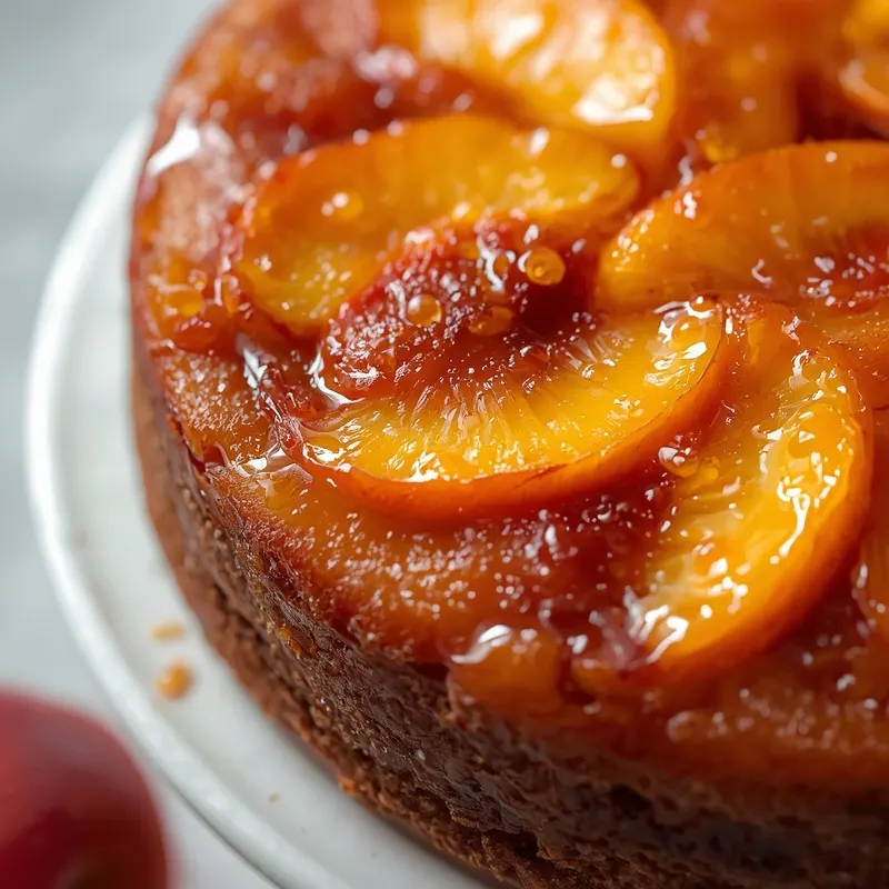 Easy Canned Peach Upside Down Cake for Quick Desserts