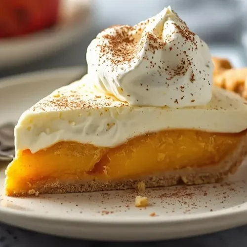 canned peaches and cream pie recipe