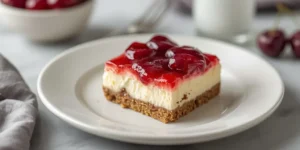 Creamy Cherry Cheesecake Bars for Party Dessert Tables