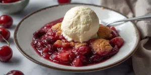 Cozy Cherry Cranberry Cobbler for Holiday Baking
