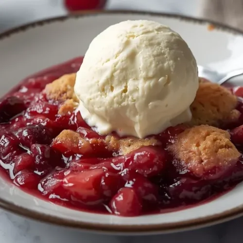 cherry cranberry cobbler recipe