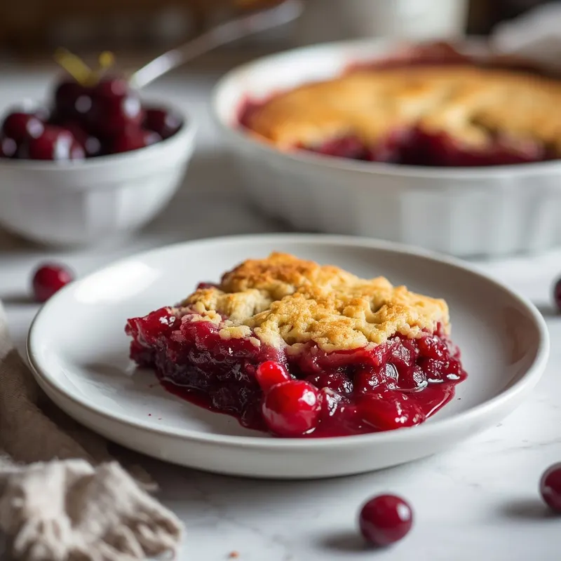 Cozy Cherry Cranberry Cobbler for Holiday Baking