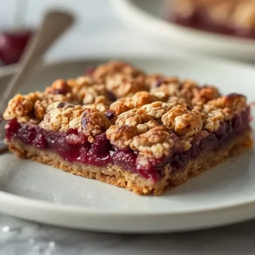 cherry crumble bars recipe