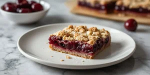 Buttery Cherry Pie Bars with Sweet Pie Filling
