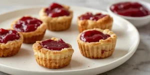 Bite Size Cherry Pie Bites for Holiday Snack Tables