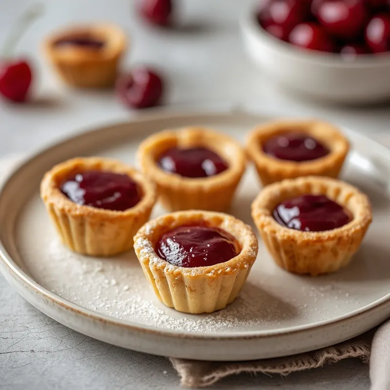 Bite Size Cherry Pie Bites for Holiday Snack Tables Bite Size Cherry Pie Bites for Holiday Snack Tables