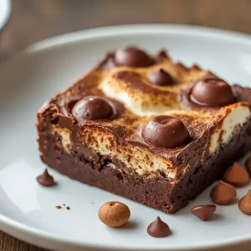 chewy s’mores brownie bars recipe
