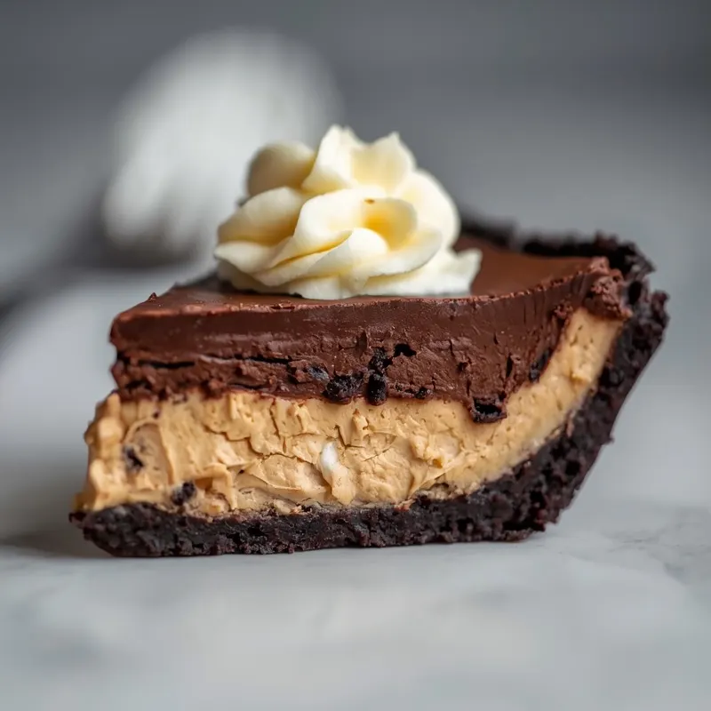 Rich Chocolate Peanut Butter Pie with Silky Ganache Rich Chocolate Peanut Butter Pie with Silky Ganache