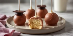 Elegant Graduation Cake Pops for College Party Dessert Tables