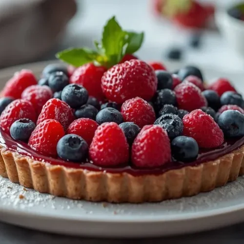 easy berry tart recipe