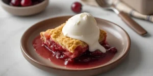 Easy Cherry Cobbler with Pie Filling for Busy Nights