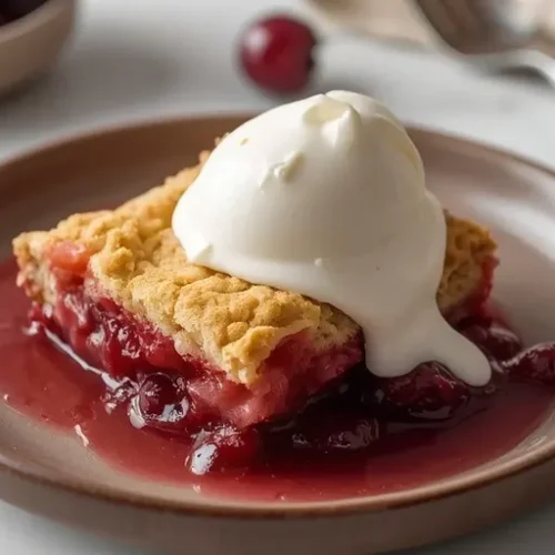 easy cherry cobbler with pie filling recipe